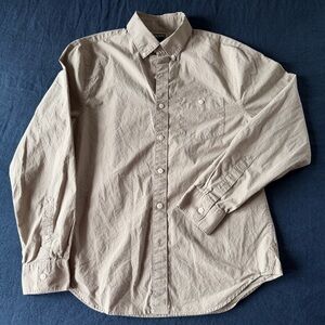 Todd Snyder Tan Gingham Casual Button Down Shirt